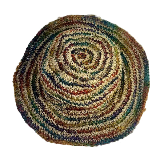 Hemp Sun Hat Rainbow