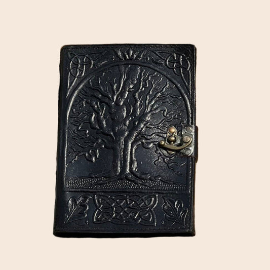 Leather Journal Notebook Tree Embossed Life of Tree