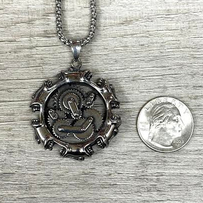 Gears Stainless Steel Necklace