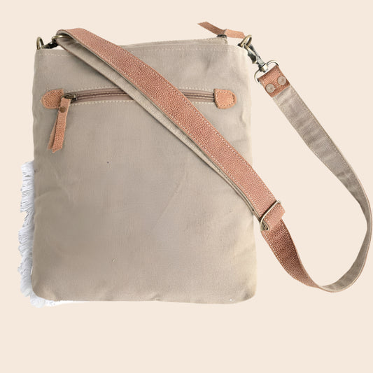 DISTRESSED EVIL EYE CROSSBODY BAG