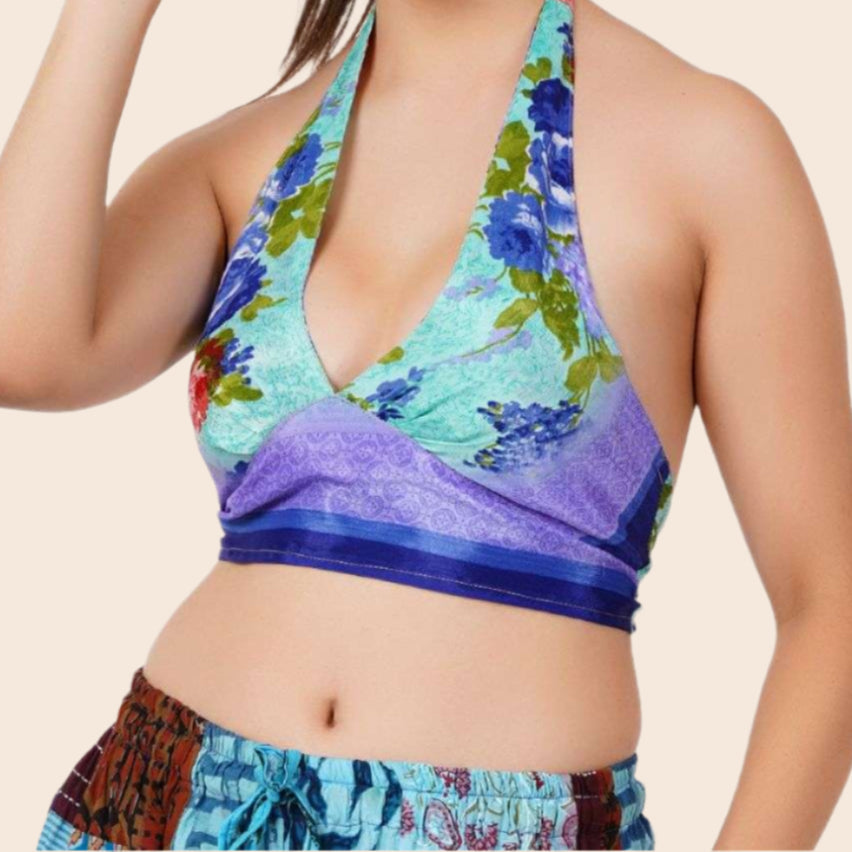 Silk Halter Top