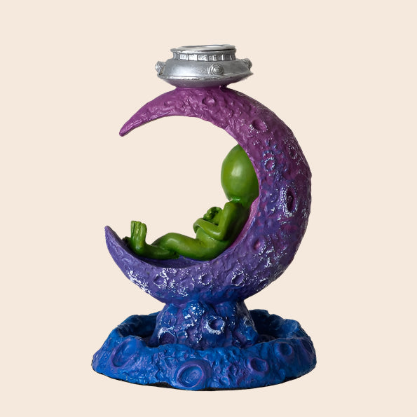 Alien on Moon Backflow Burner
