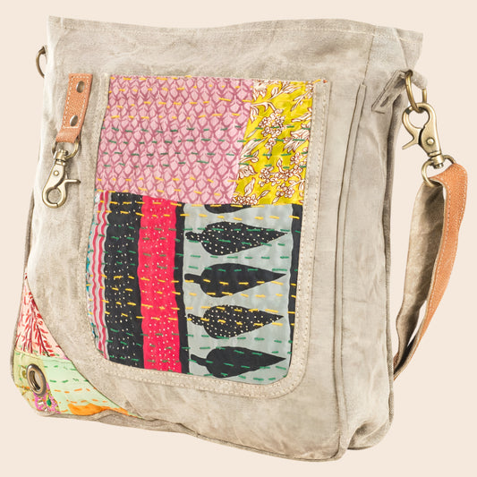 Recycled Kantha Shoulder Bag