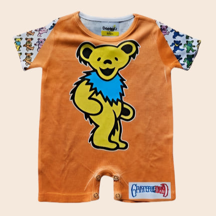 Grateful Dead Dancing Bear Onesie Romper
