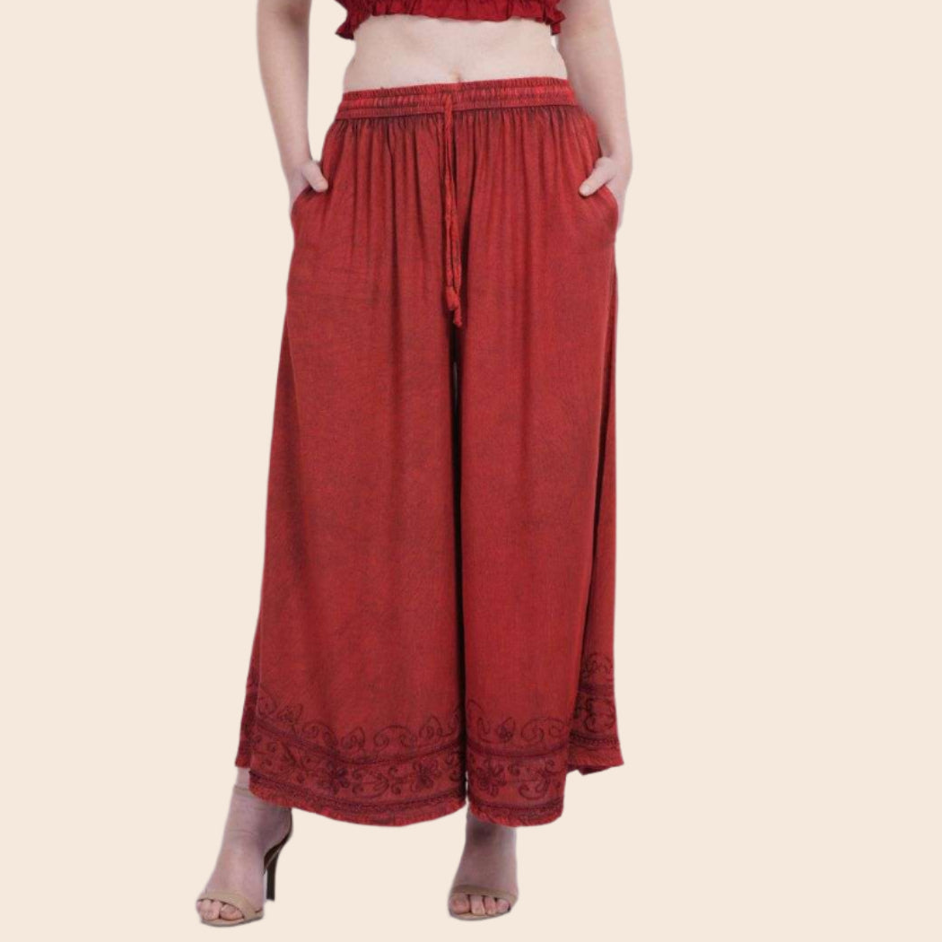 Ultra-Wide Leg Palazzo Pants