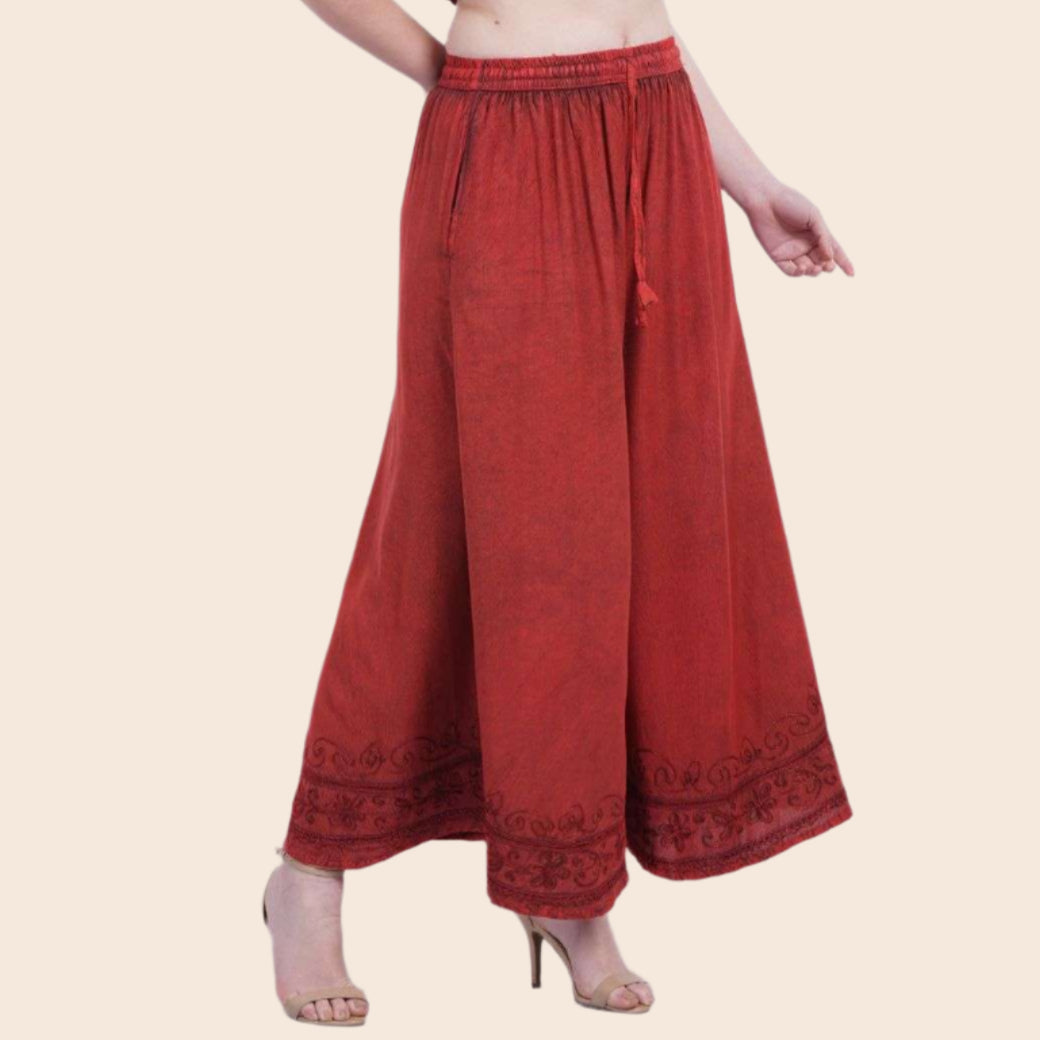 Ultra-Wide Leg Palazzo Pants