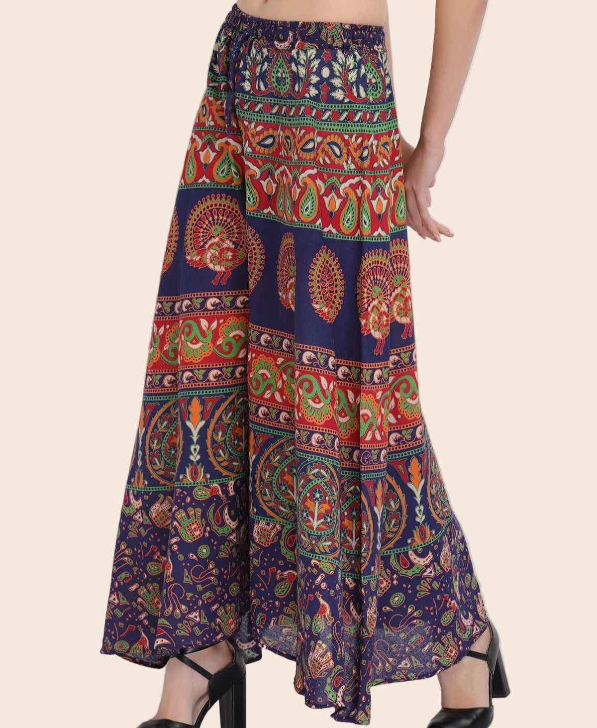 Floral Printed Wide Leg Pants