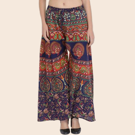 Floral Printed Wide Leg Pants