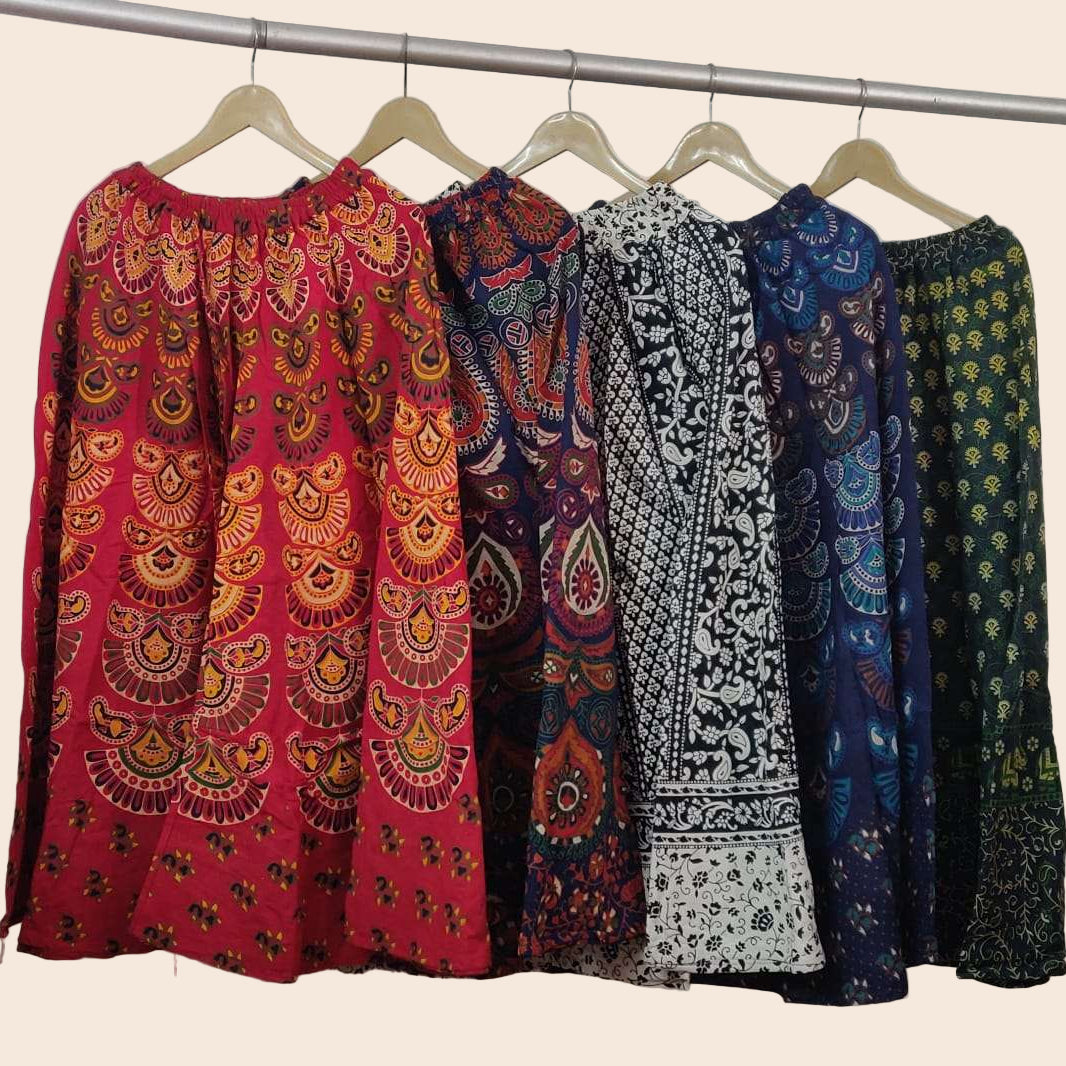 Floral Printed Wide Leg Pants