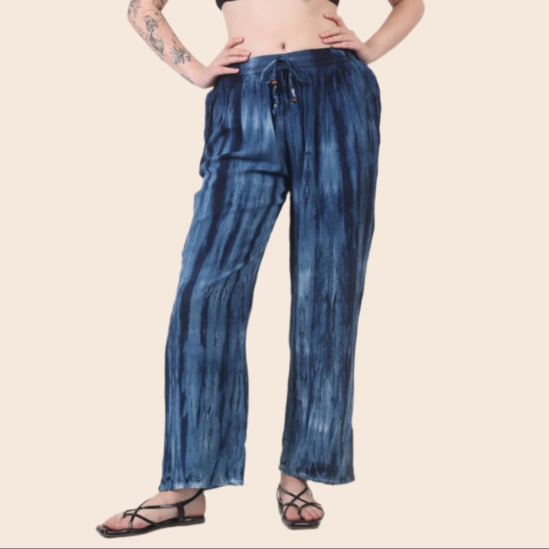Tie-Dye Straight Leg Pants