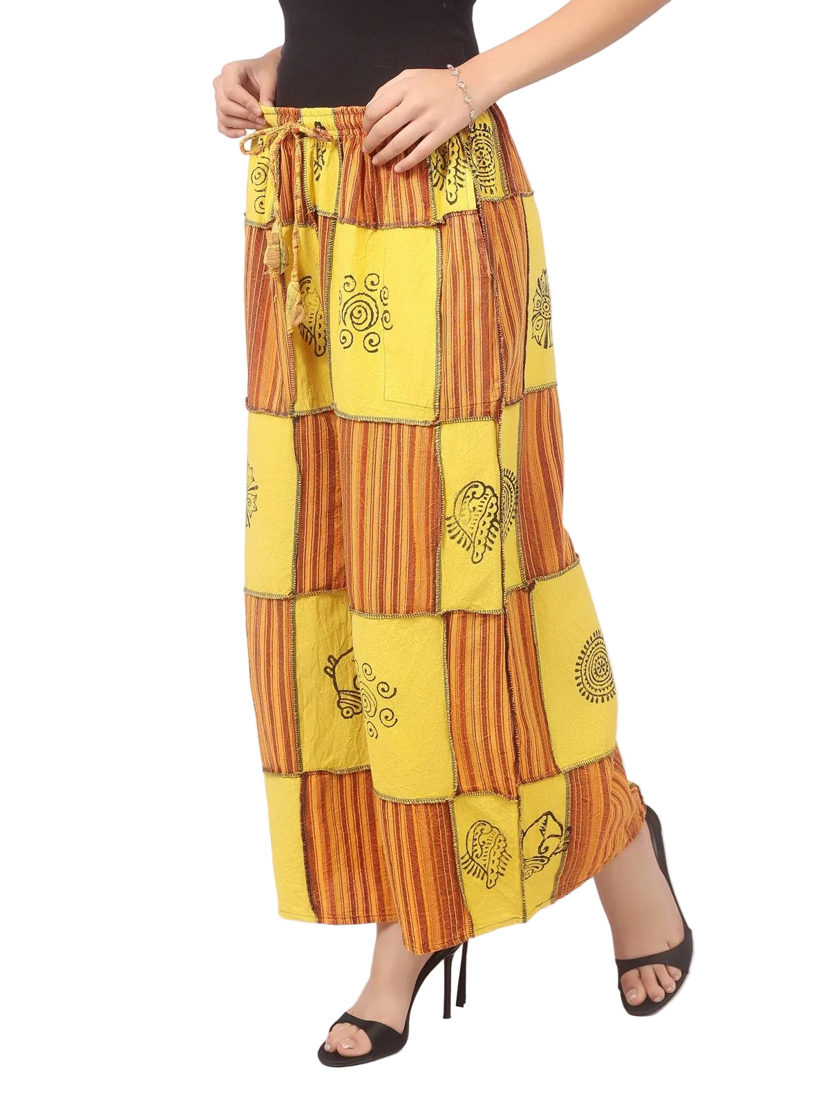 Nepali Patchwork Palazzo Pants