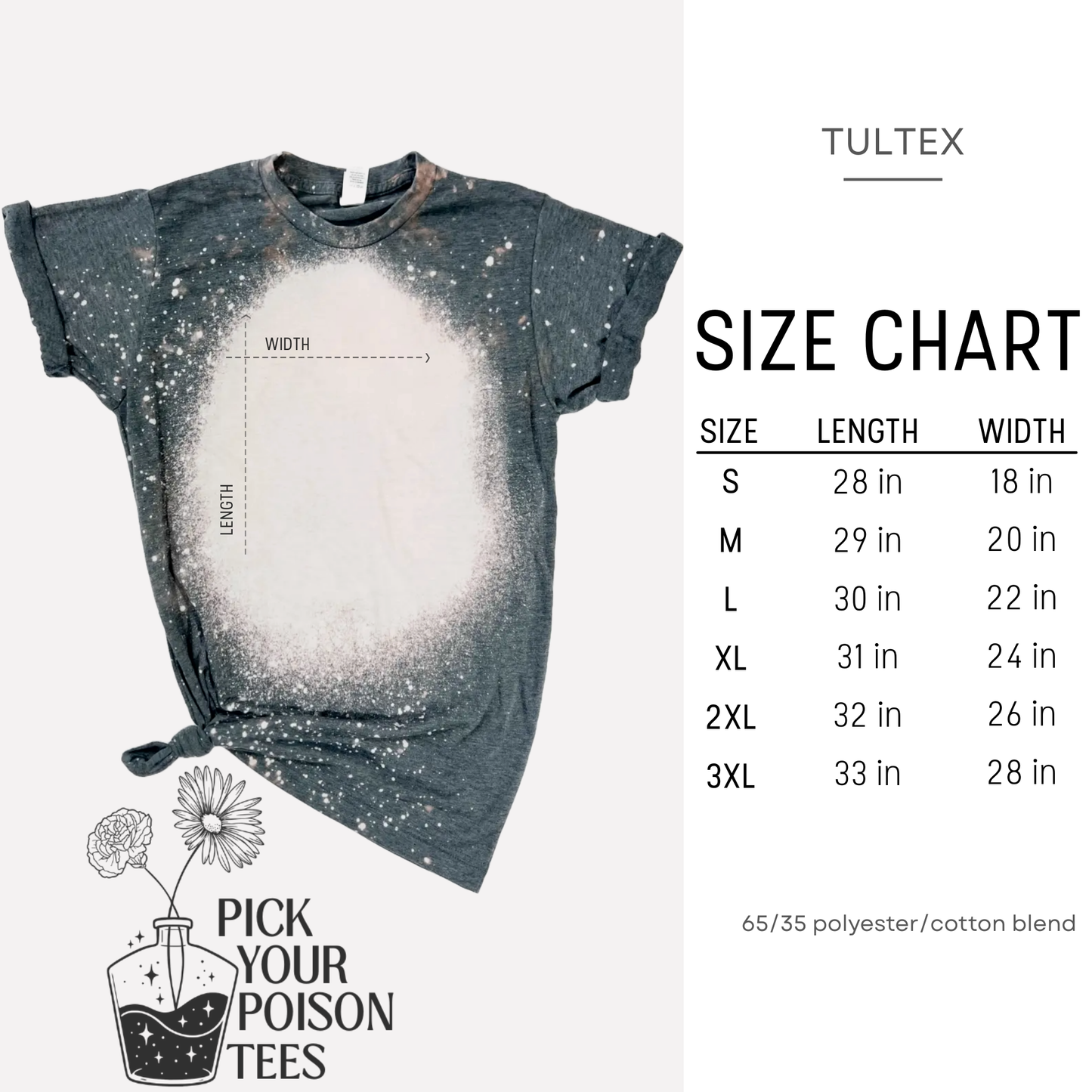 Iridescent Elements Halloween Bleached Tee