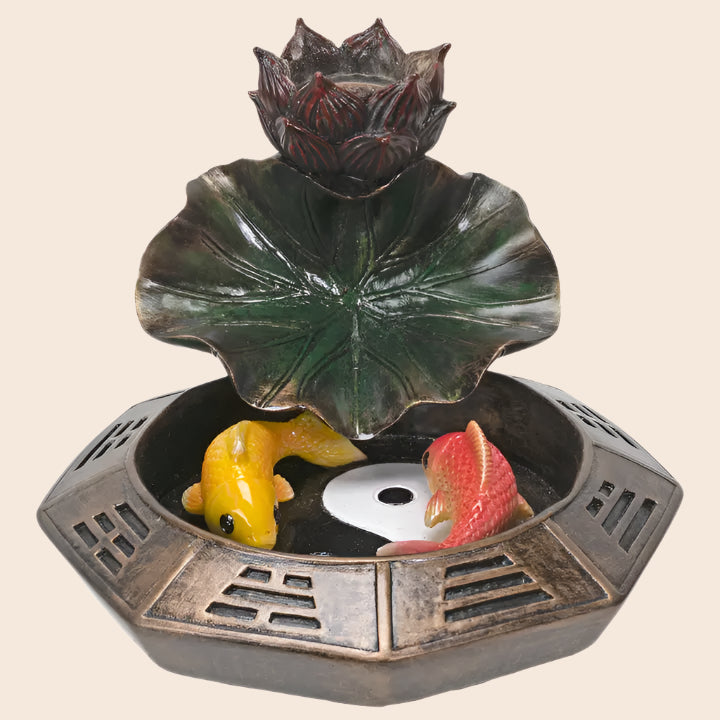 Yin-Yang Koi Backflow Burner