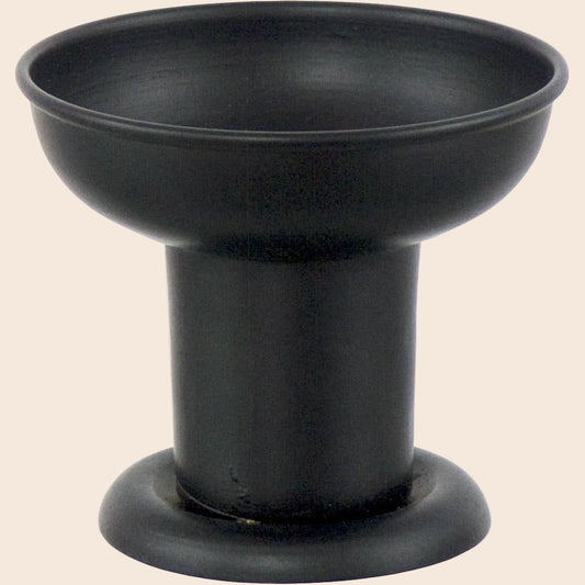Metal Pillar Candle Holder Black Metal