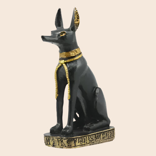 Mini Anubis Dog Statue