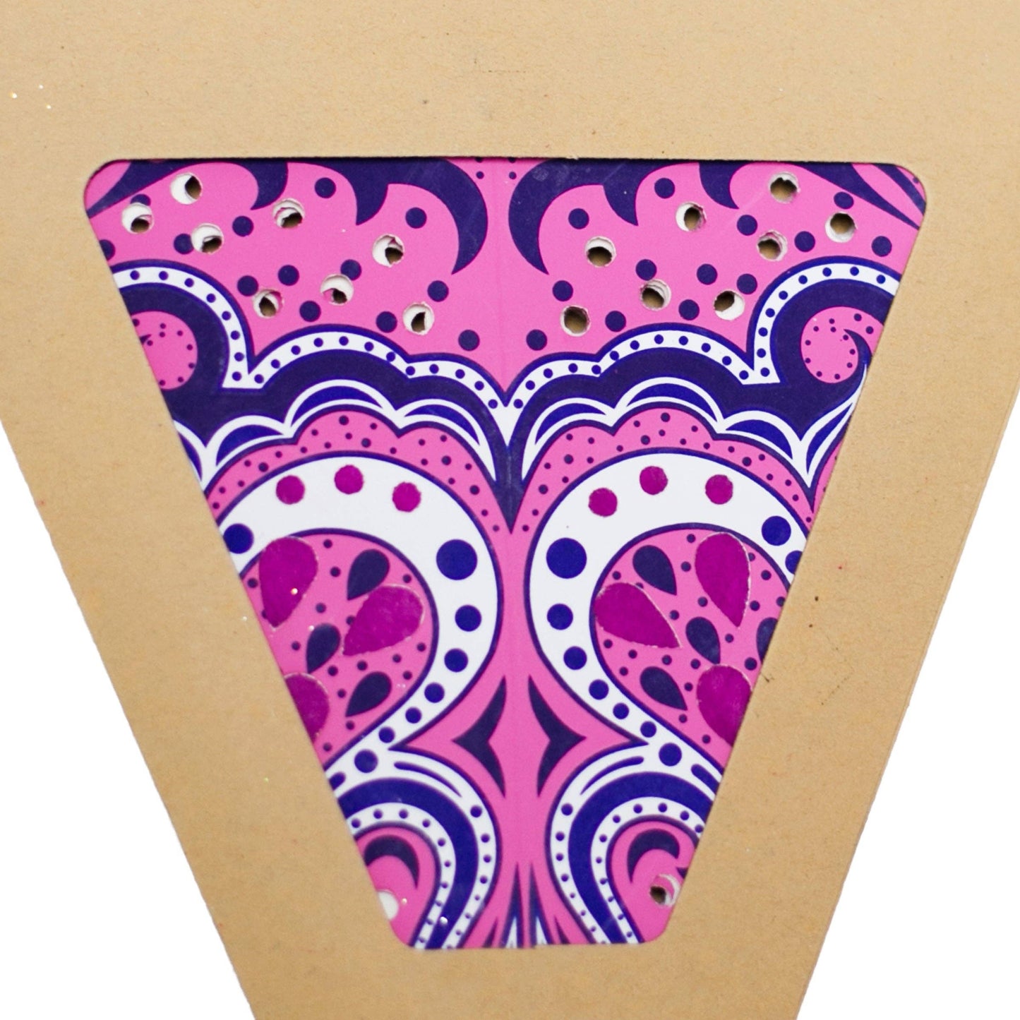 Purple India Paper Star Lantern