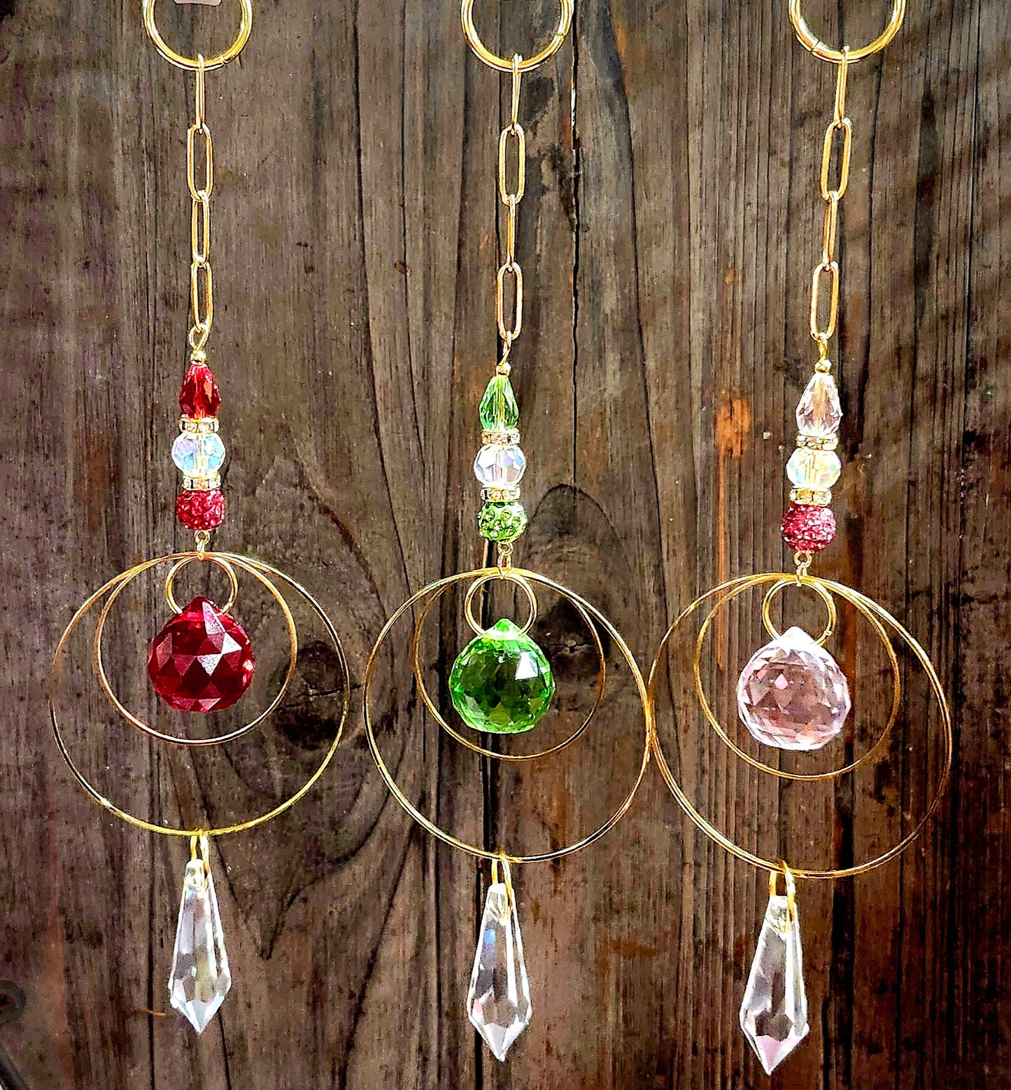 Colorful Crystal Suncatchers