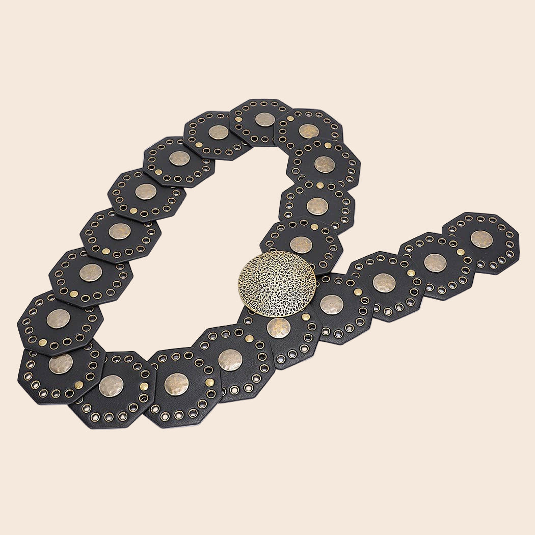 Octagon Shield Belt