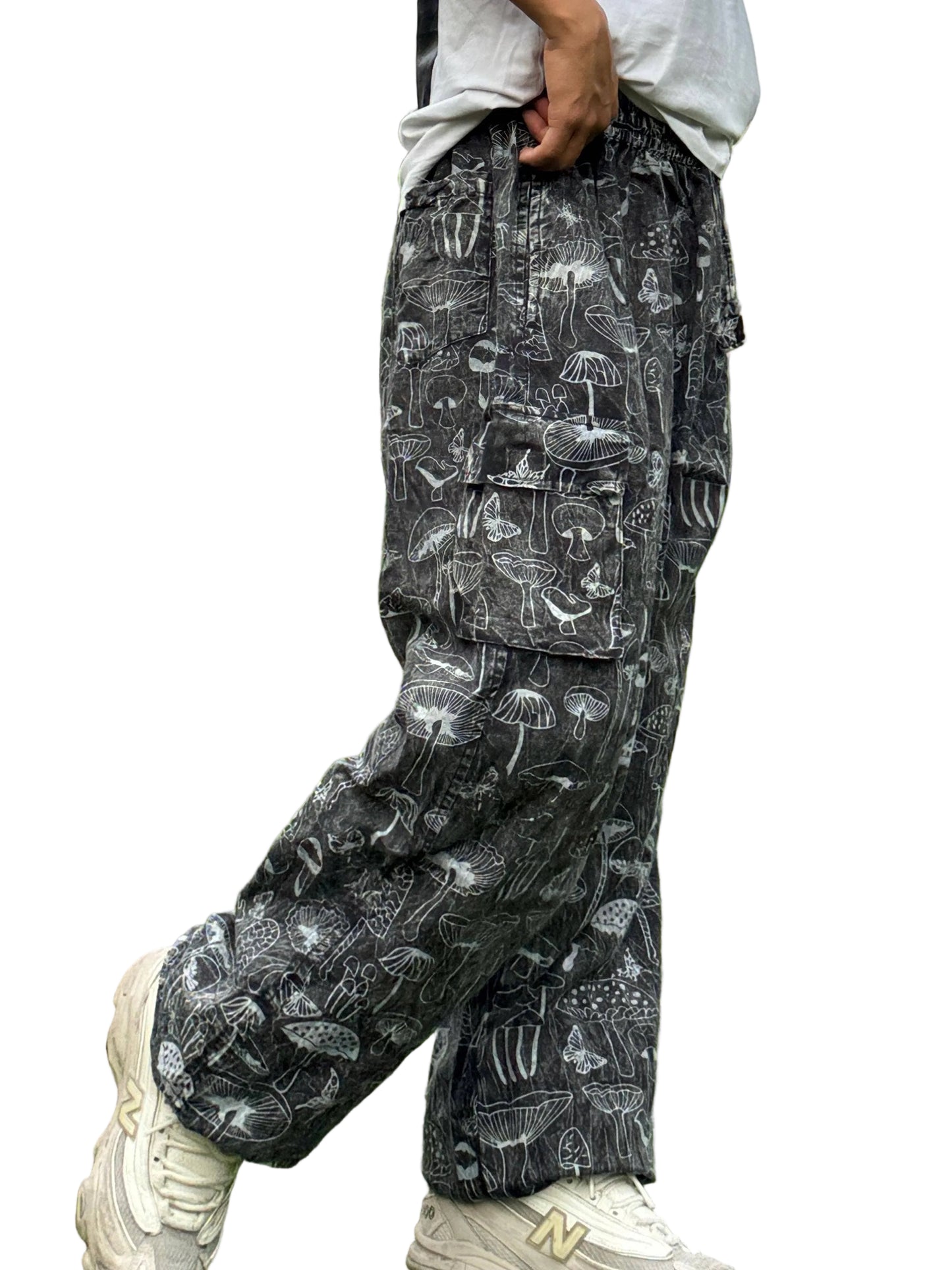 Mushroom Printed Unisex Pants