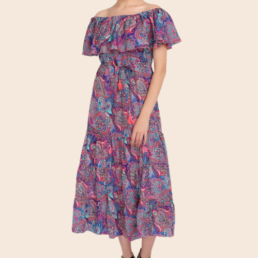 Off The Shoulder Maxi Dress