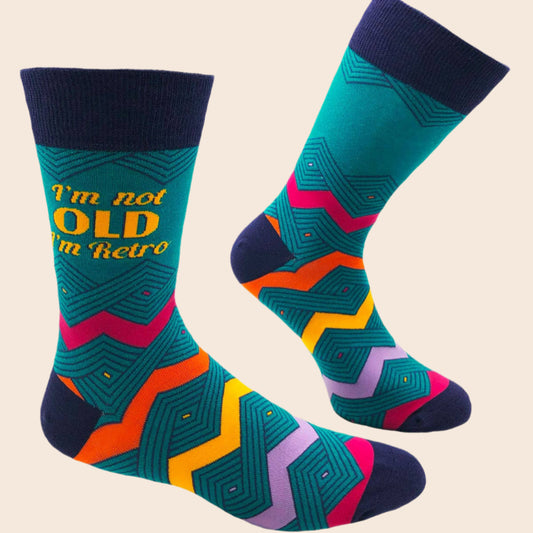 I'm Not Old I'm Retro Men's Socks