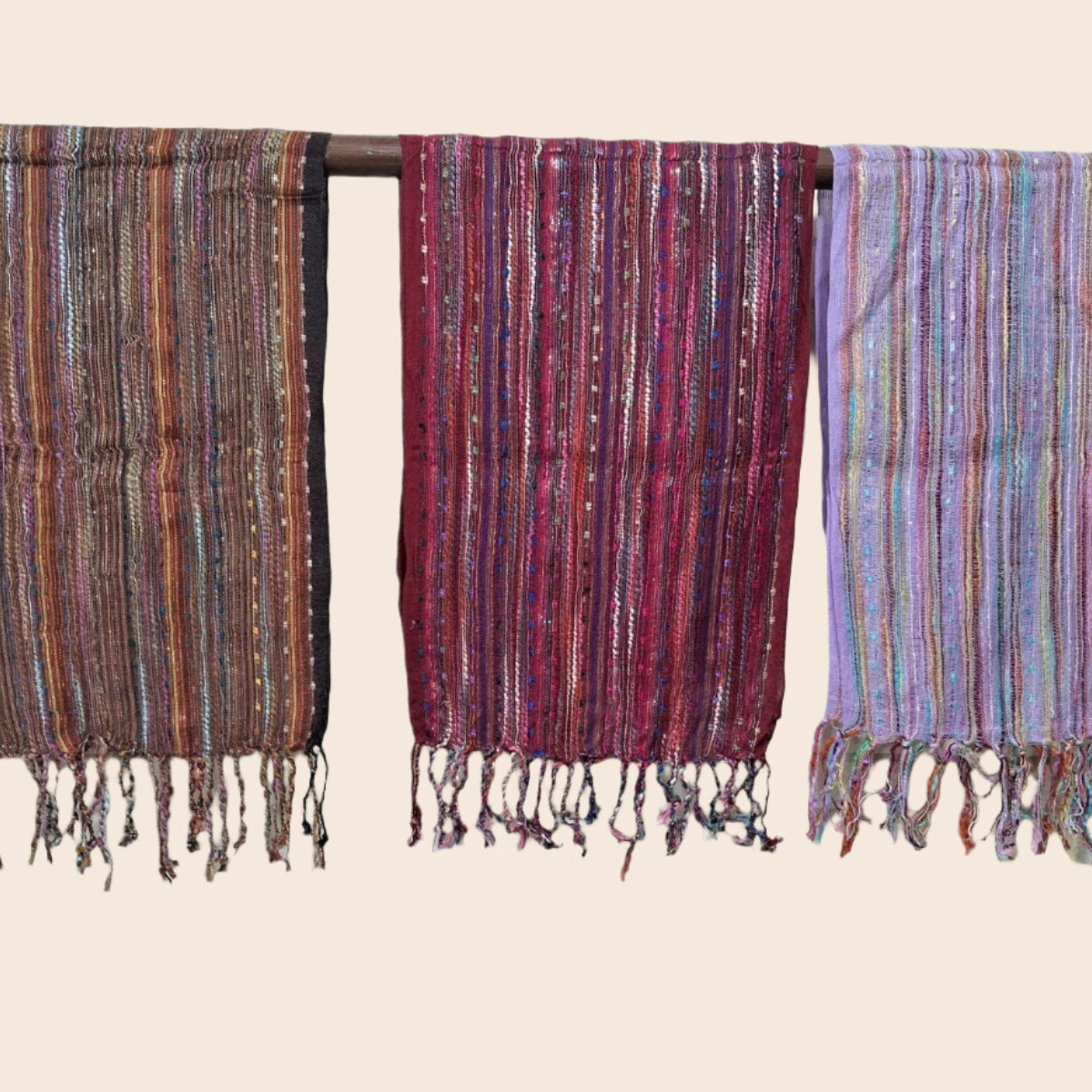 Traditional Indian Woven Scarf