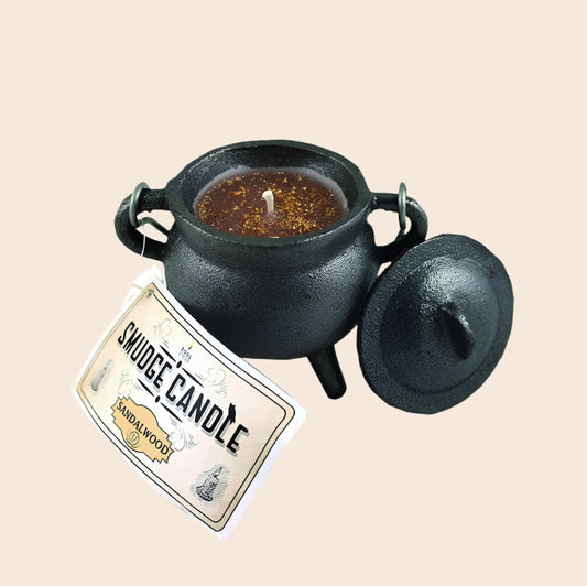 Sandalwood Cauldron Smudge Candle