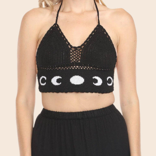 Moon Phase Crochet Top