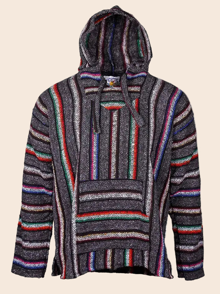 Baja Gray and Multicolor Stripes