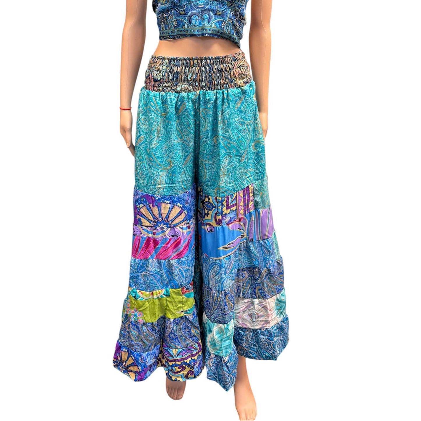 Tiered Palazzo Pants