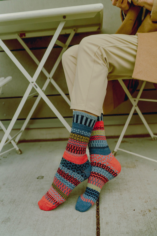 Masala Crew Socks | USA Made Sustainable Mismatched Socks