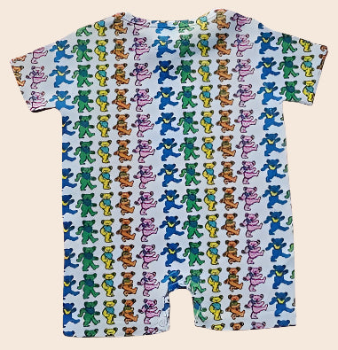 Grateful Dead Dancing Bear Onesie Romper