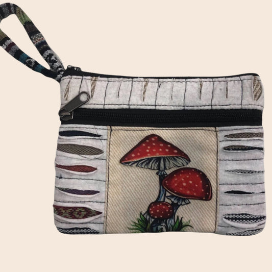 Hemp Mushroom Coin Purse