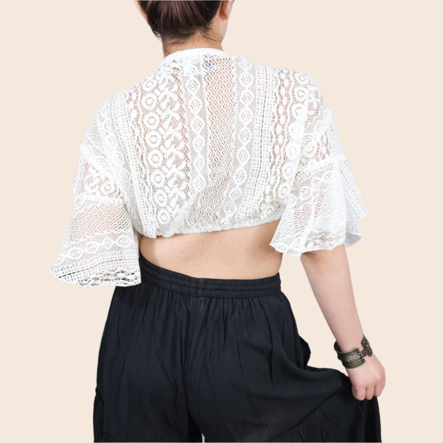 Lace Boho Wrap Top