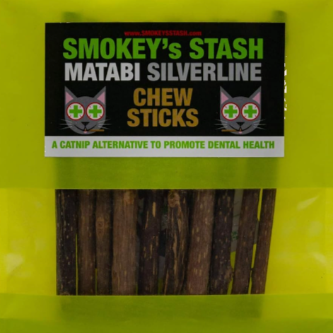 Smokey's Stash 10 pack Silvervine Sticks Catnip Alternative