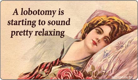 Lobotomy Sticker