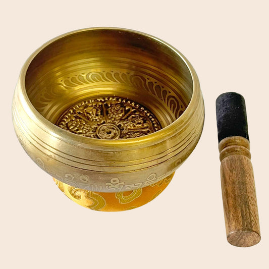 Singing Bowl Eight Auspicious Symbols of Buddhism