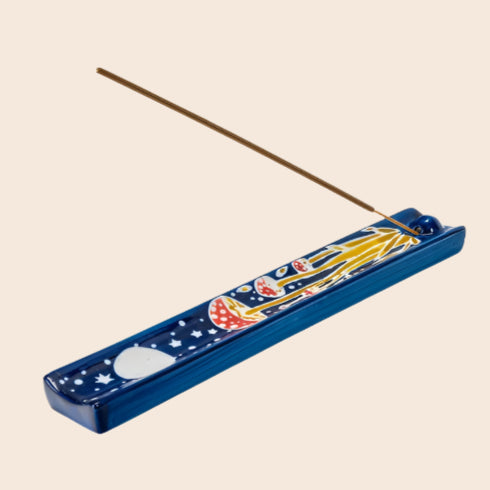 Ceramic Mushroom Incense Burner
