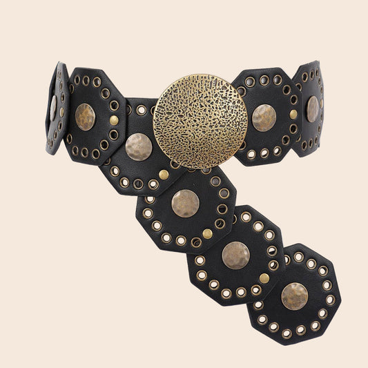 Octagon Shield Belt