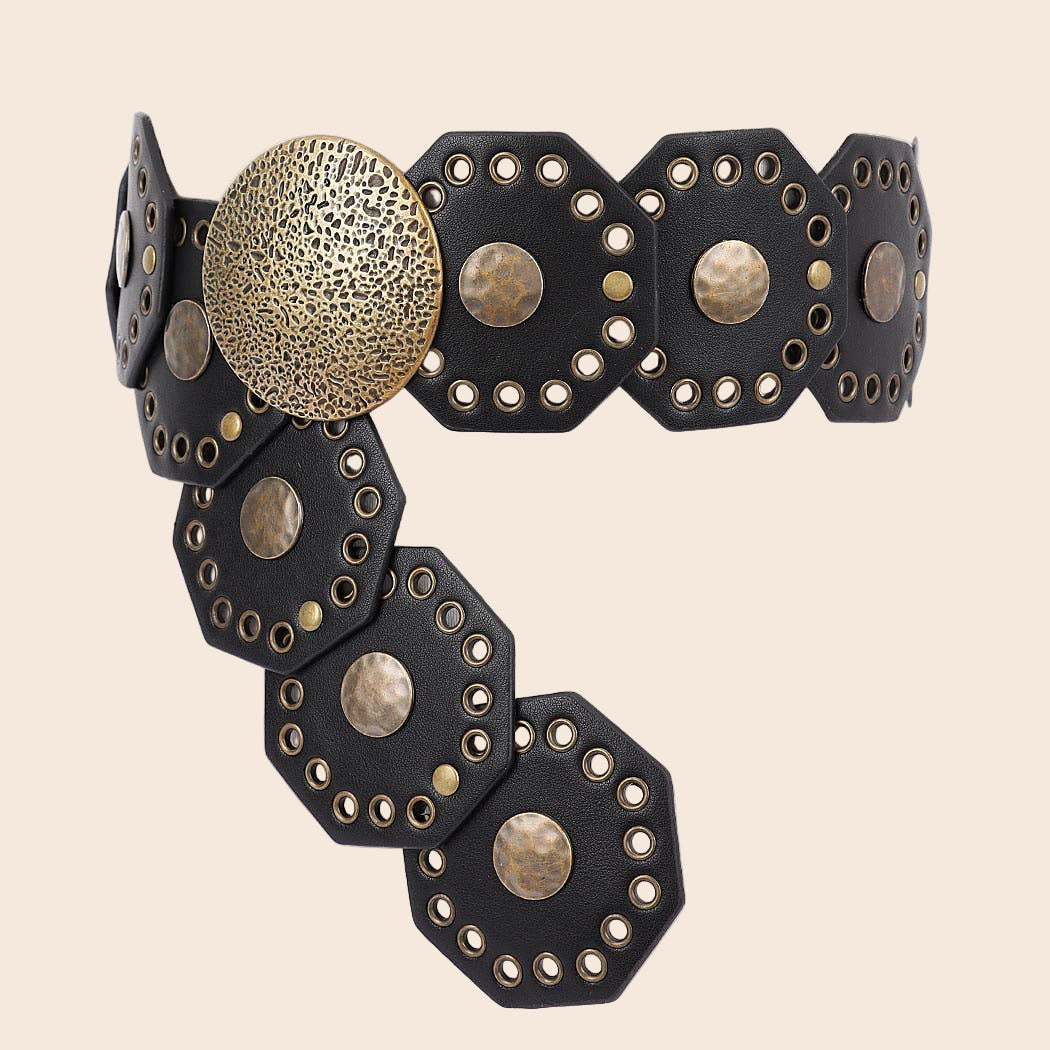 Octagon Shield Belt