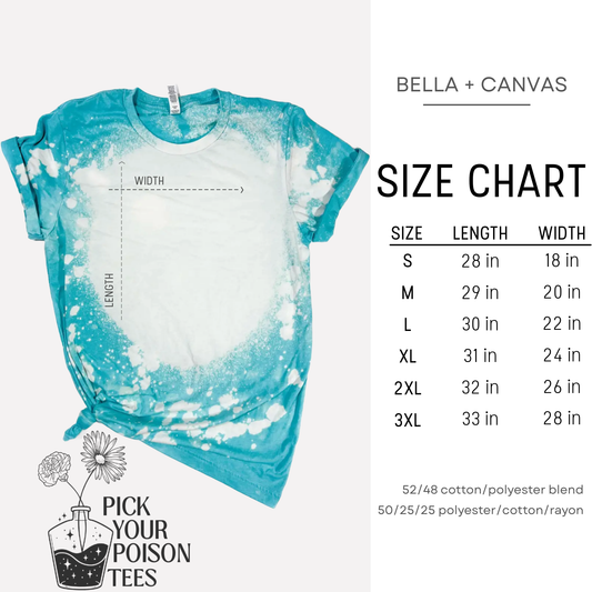 Midnight Margaritas Witchy Bleached Tee