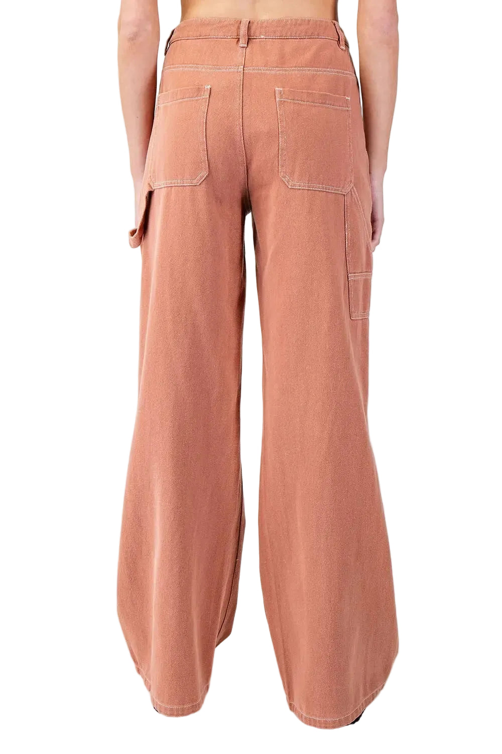 Mineral Washed Straight Leg Pants