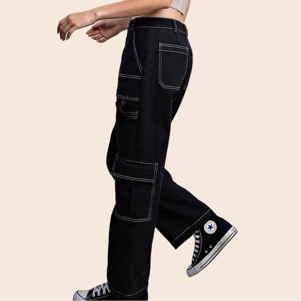 Cargo Straight Pants