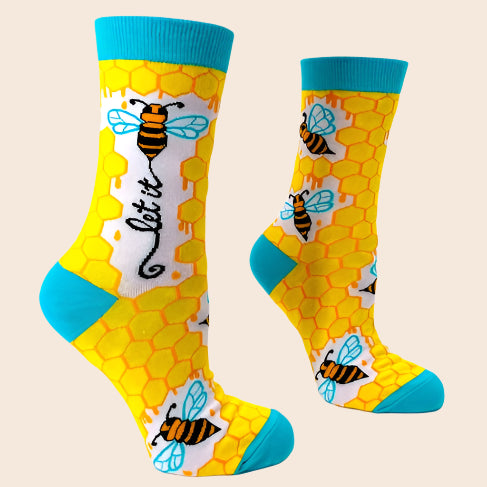 Let It Bee Women's Socks