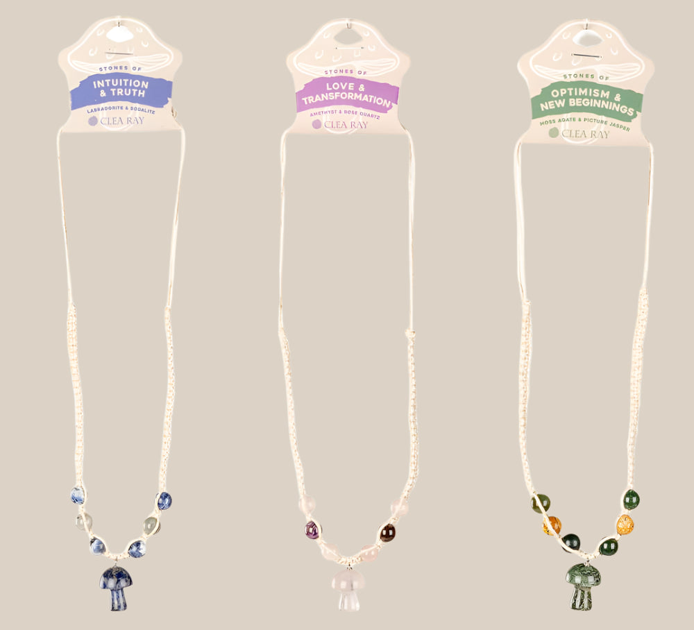 Hemp Mushroom Necklace