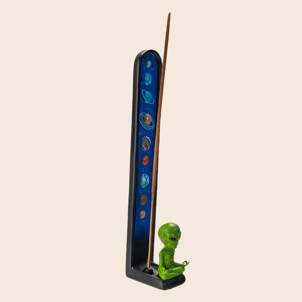Alien and Planet Incense Burner