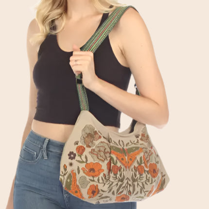 Luna Moth Print Bag