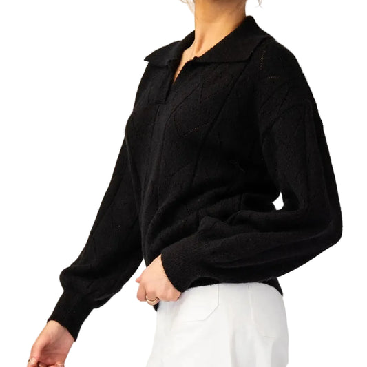 Heart Pattern Long Sleeve Sweater Top