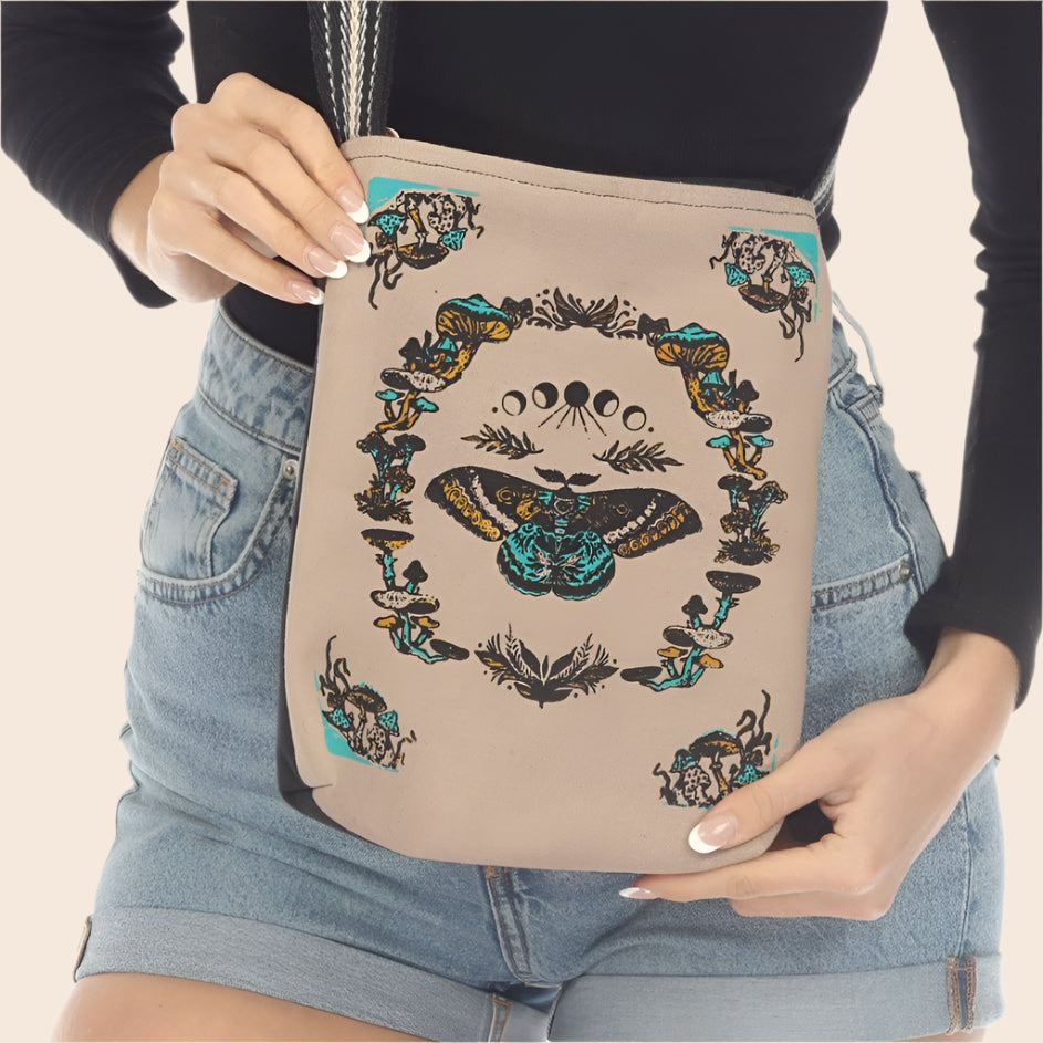 Moth Boho Shoulder Bag