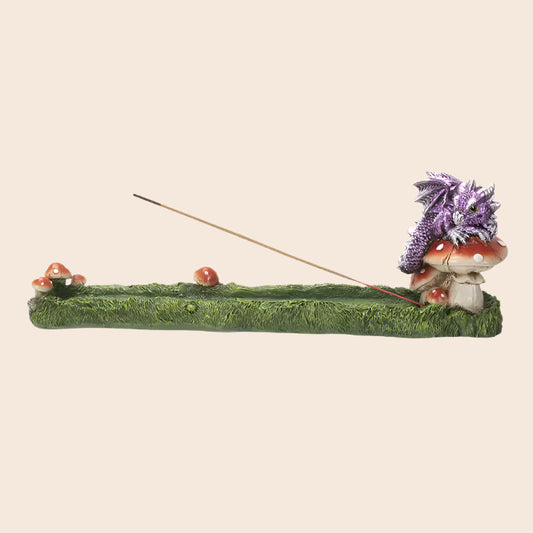 Dragon on Mushroom Incense Burner